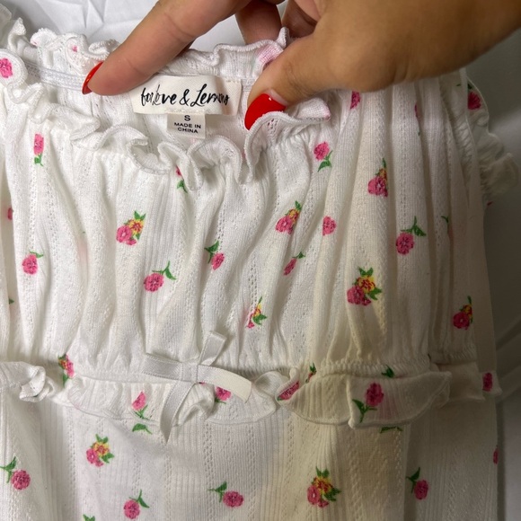 FOR LOVE & LEMONS Blossom Pointelle Slip Dress - Picture 5 of 10